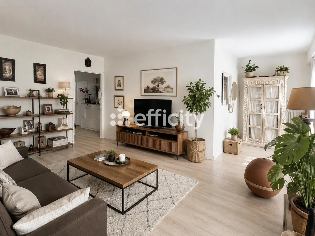 Séjour de l’appartement 3 pièces à Boulogne-Billancourt